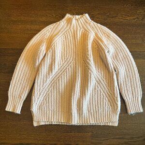J.Crew Women's Pink and Tan Jumper